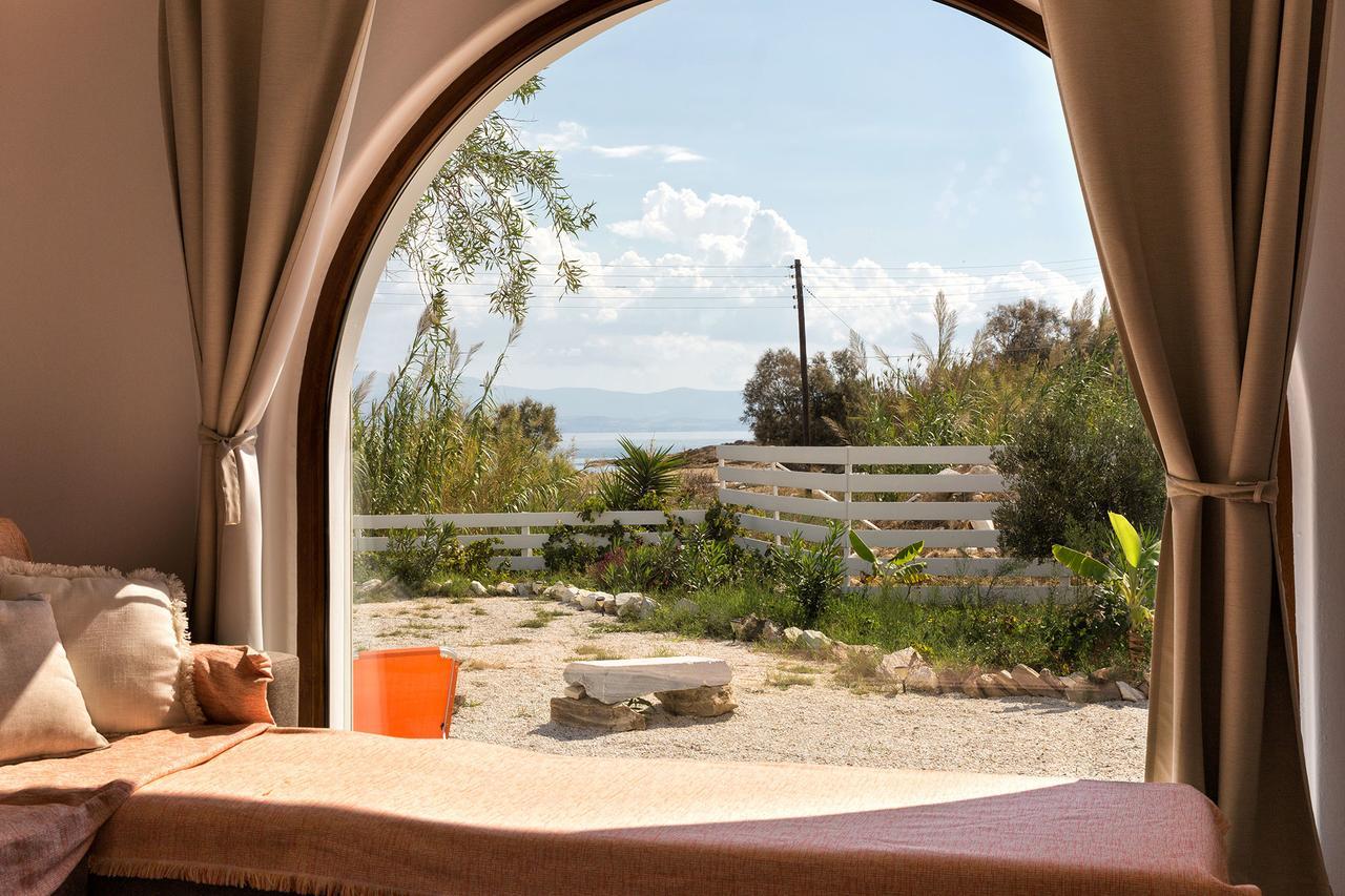 Villa San Dimitrio House On The Beach Логарас Экстерьер фото