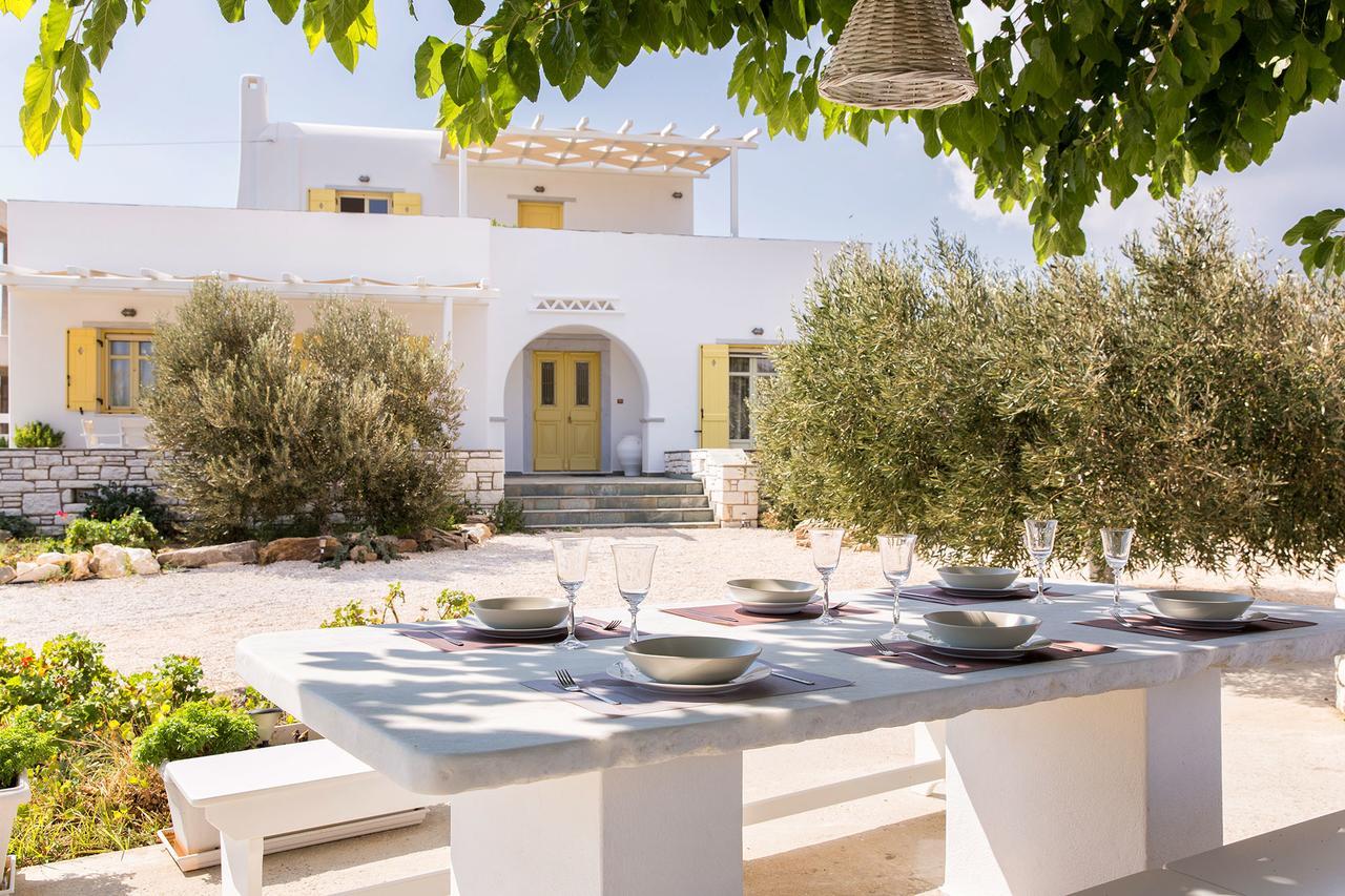 Villa San Dimitrio House On The Beach Логарас Экстерьер фото