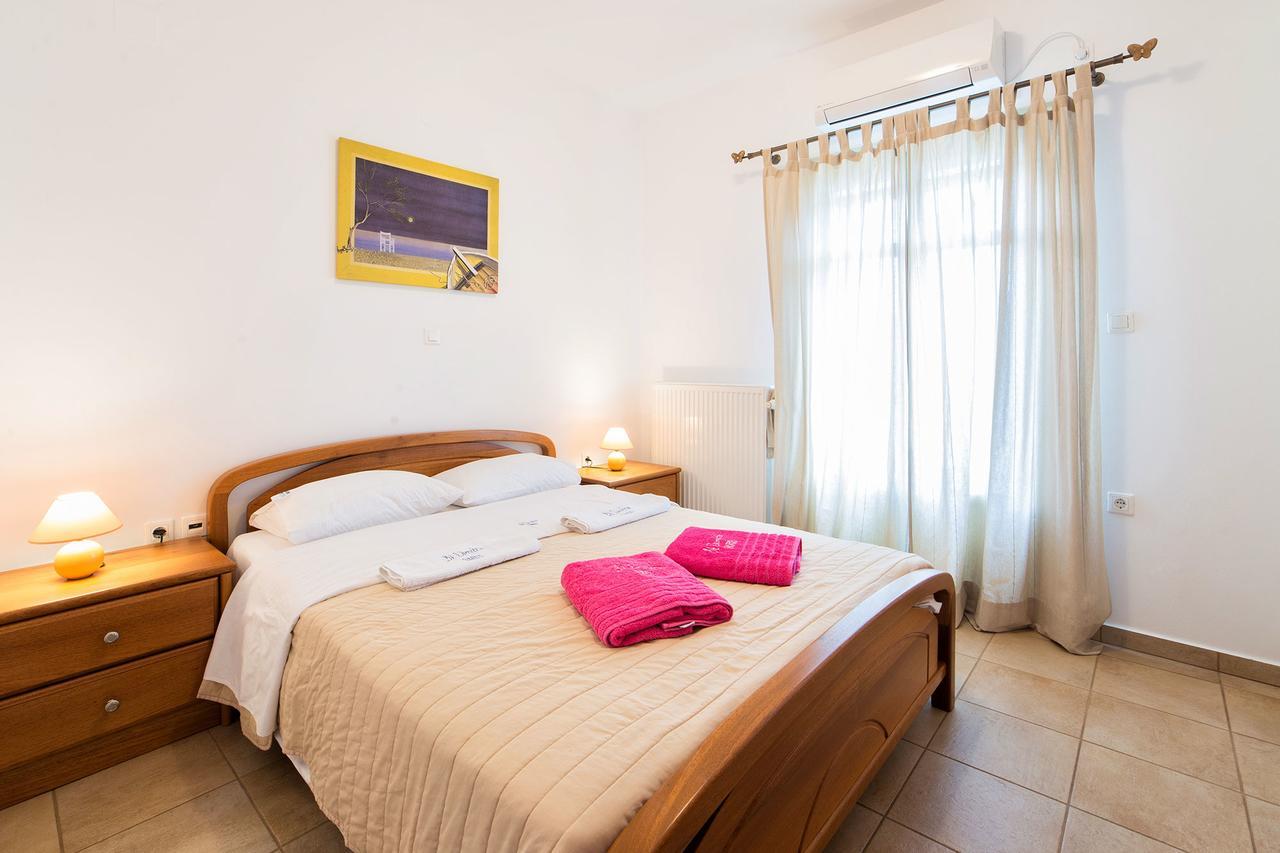 Villa San Dimitrio House On The Beach Логарас Экстерьер фото